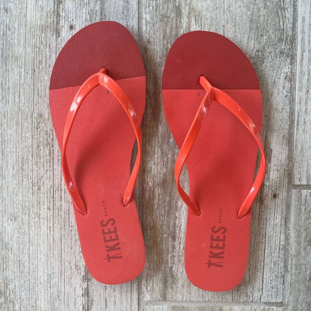 TKEES Orange Sandals